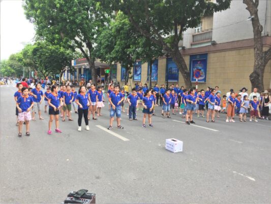 Hình ảnh hoạt động của Bán trú hè Khai Tâm: Trải nghiệm vận động