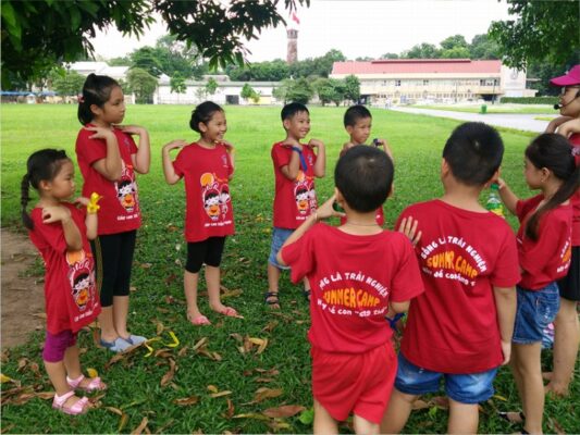 Hình ảnh hoạt động của Bán trú hè Khai Tâm: Teambuilding